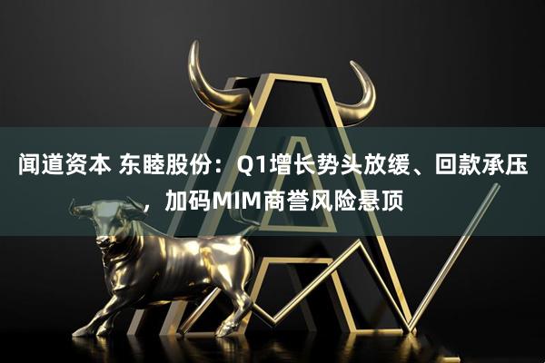 闻道资本 东睦股份：Q1增长势头放缓、回款承压，加码MIM商誉风险悬顶